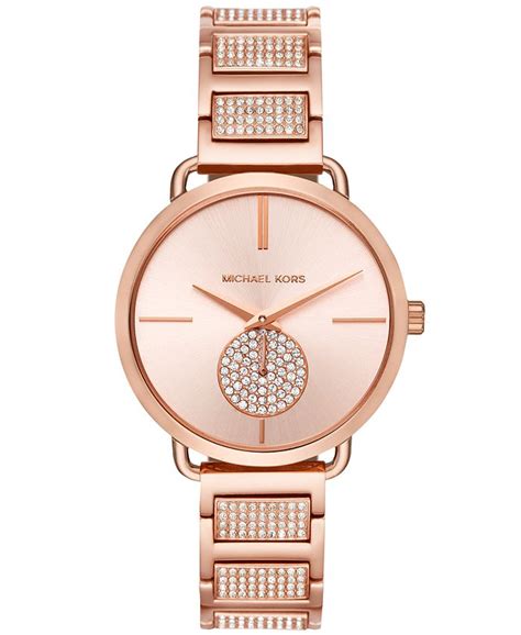 michael kors watches womens portia rose gold tone watch|Michael Kors rose gold set.